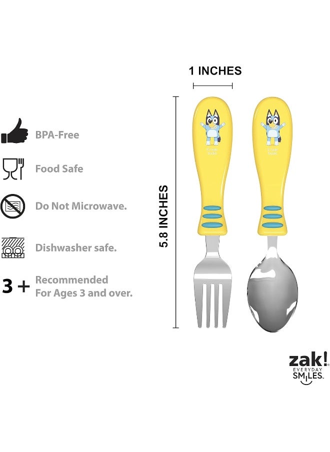 Zak Designs zak! 5-Piece Dinnerware Set, Bluey