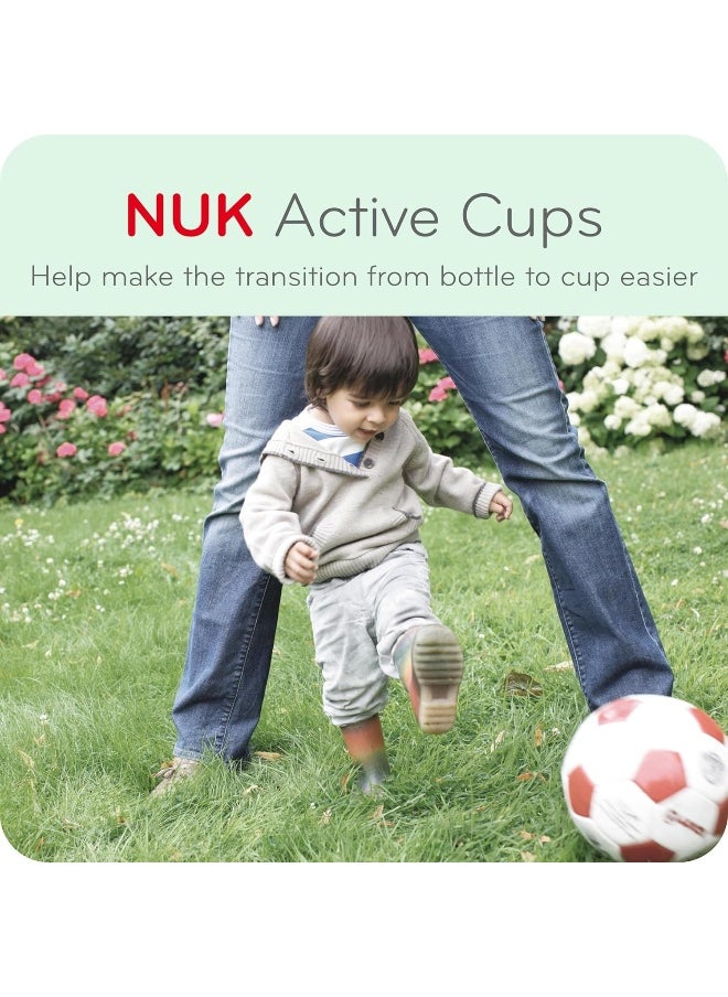 NUK Active Sippy Cup, 10 oz, 2 Pack, 8+ Months, Pink Music