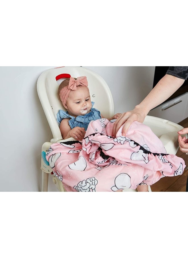 Grabease Allover Waterproof Bib for Self-Feeding Babies and Toddlers 6-24 Mos.