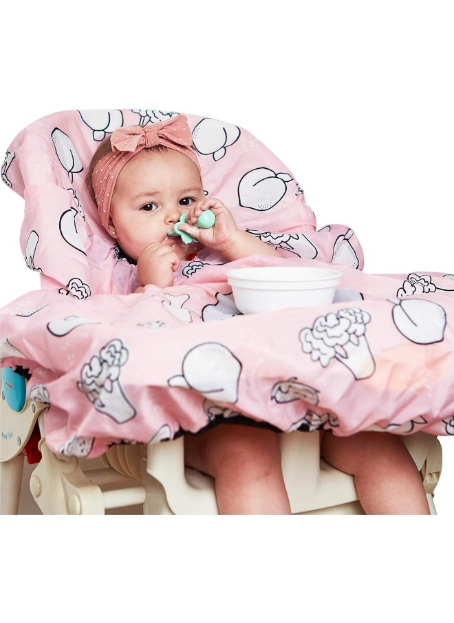 Grabease Allover Waterproof Bib for Self-Feeding Babies and Toddlers 6-24 Mos.
