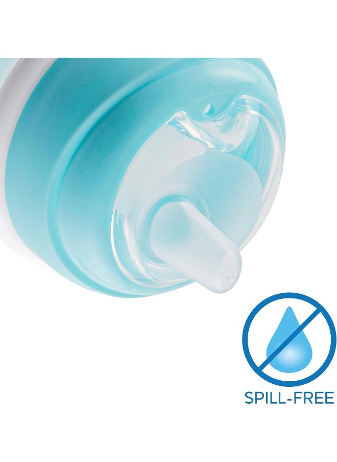 Chicco Soft Silicone Spout Spill Free Transition Baby Sippy Cup 210ml Blue 4m+