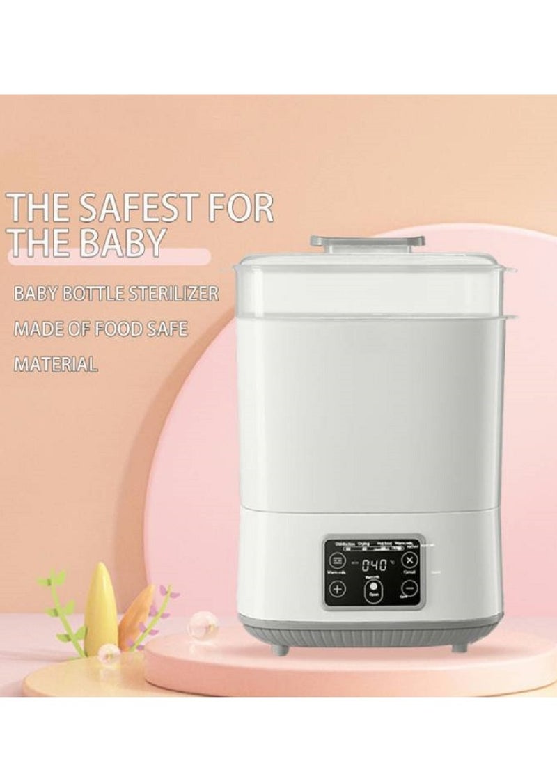 Baby Bottle Sterilizer, Electric Steam Bottle Sterilizer and Dryer, 5 in 1 Baby Milk Warmer Bottle/Sterilizer Universal Fit for All Baby Items Accessories