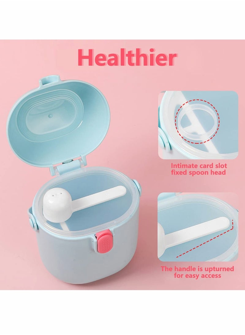 Milk Powder Dispenser Portable, Baby Snack Storage Box for Travel and Outdoor Activities