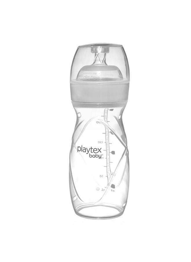 Playtex Baby Nurser Bottle Set with Reusable Silicone Pods, 2x8 Oz Bottles, 4x6 Oz Silicone PODS, 2 Breast Pump Adapters - Anti-Colic, Eco-Friendly Baby Feeding Solution