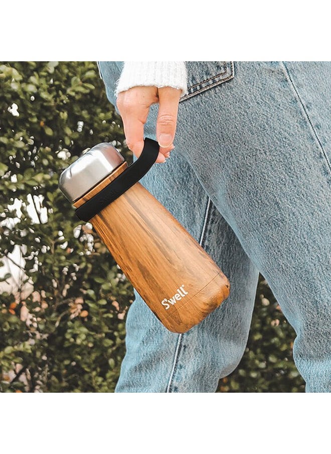 S'well Traveler Handle, Fits All Traveler Sizes, Onyx, Comfortable Carrying On The Go, Flexible Silicone Grip, BPA Free