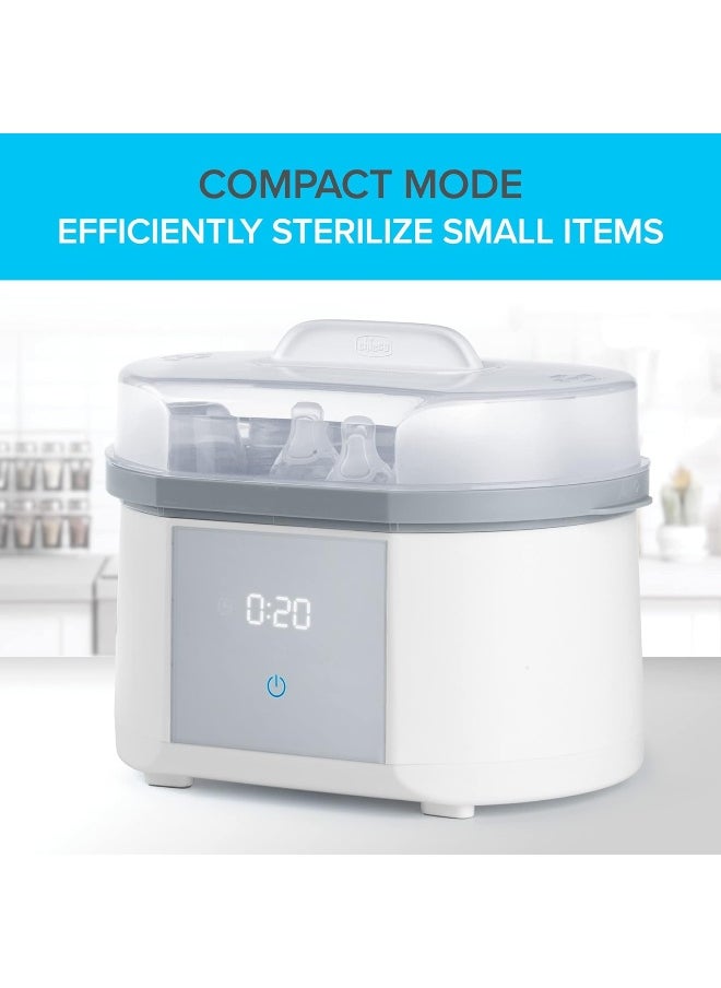 Chicco Advanced Electric Steam Sterilizer & Dryer for Baby Bottles, Feeding Accessories and More