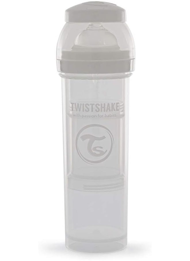 Twistshake Anti-Colic Feeding Bottle, 330 ml, White