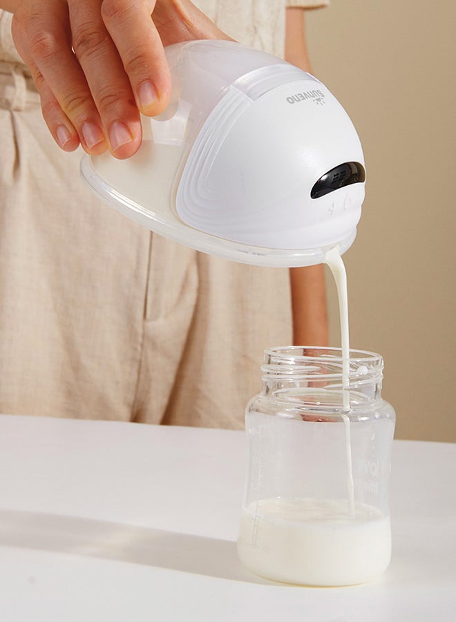 Smart Wearable Automatic Breast Pump - White