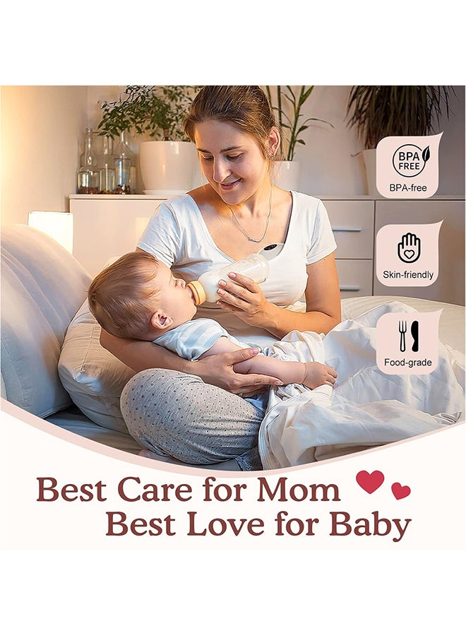Smart Wearable Automatic Breast Pump - White