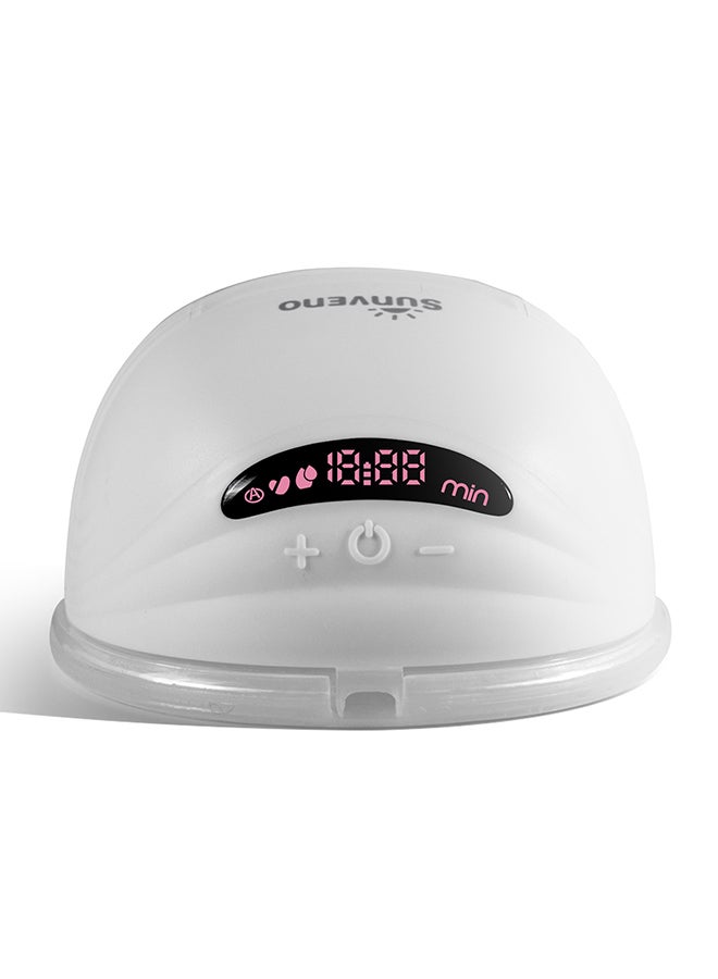Smart Wearable Automatic Breast Pump - White