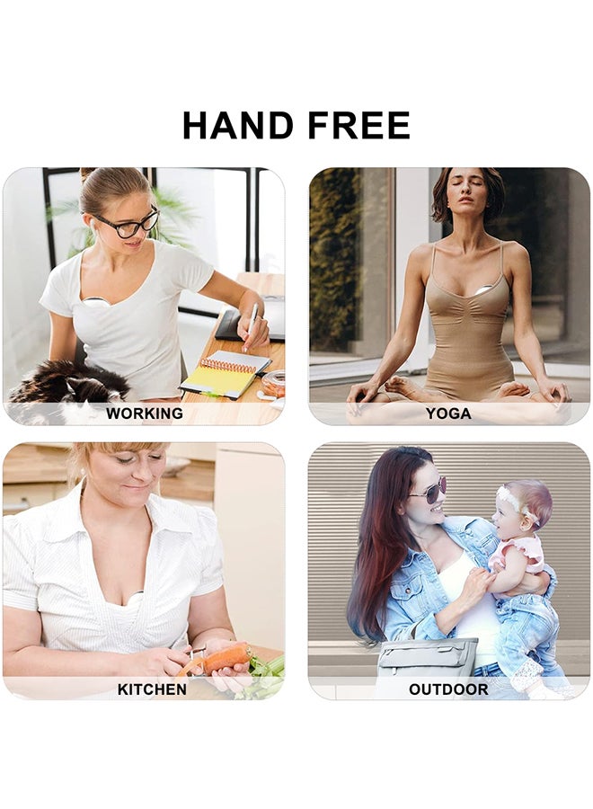 Smart Wearable Automatic Breast Pump - White