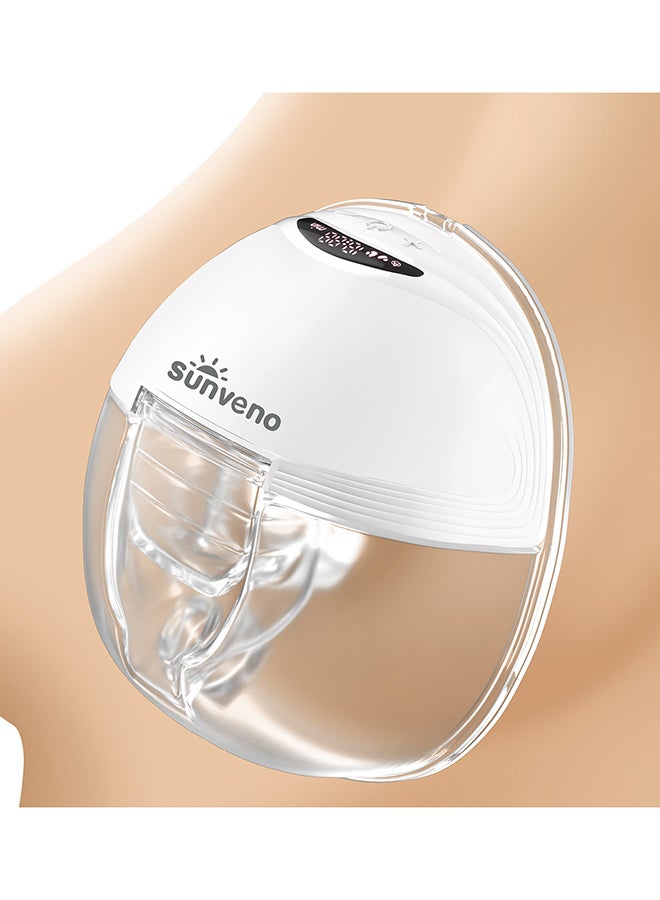 Smart Wearable Automatic Breast Pump - White