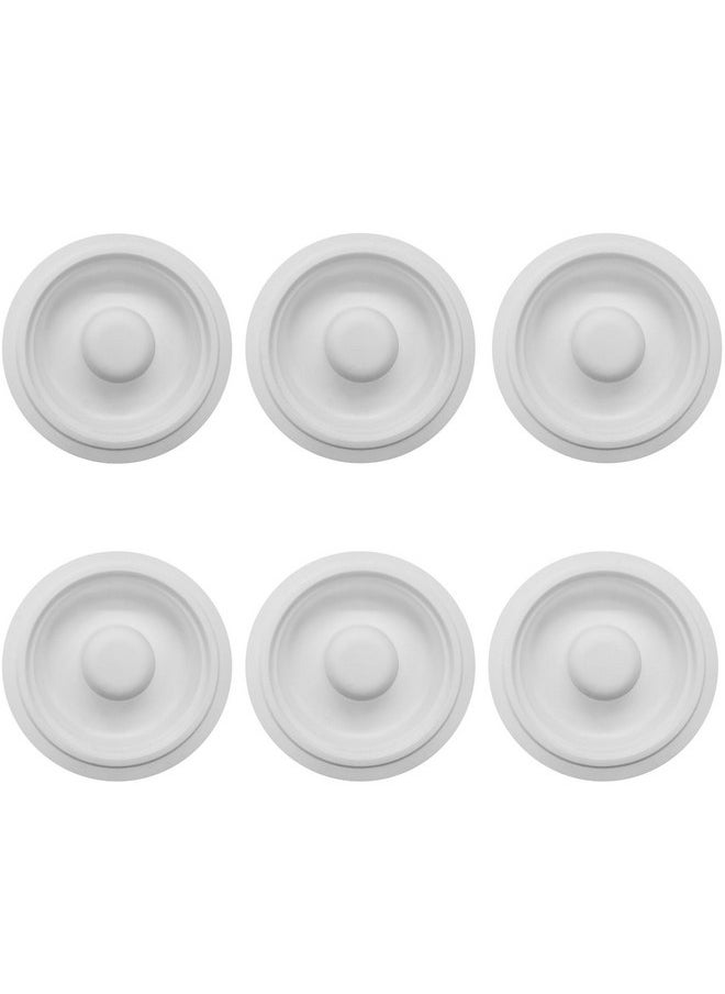 Replacement 6 Silicone Membrane/Diaphragm Compatible with Elvie Stride Wearable Breast Pump, Accessories Made by Durceler, Not Original Elvie Stride Pump Parts, Total 6PCS