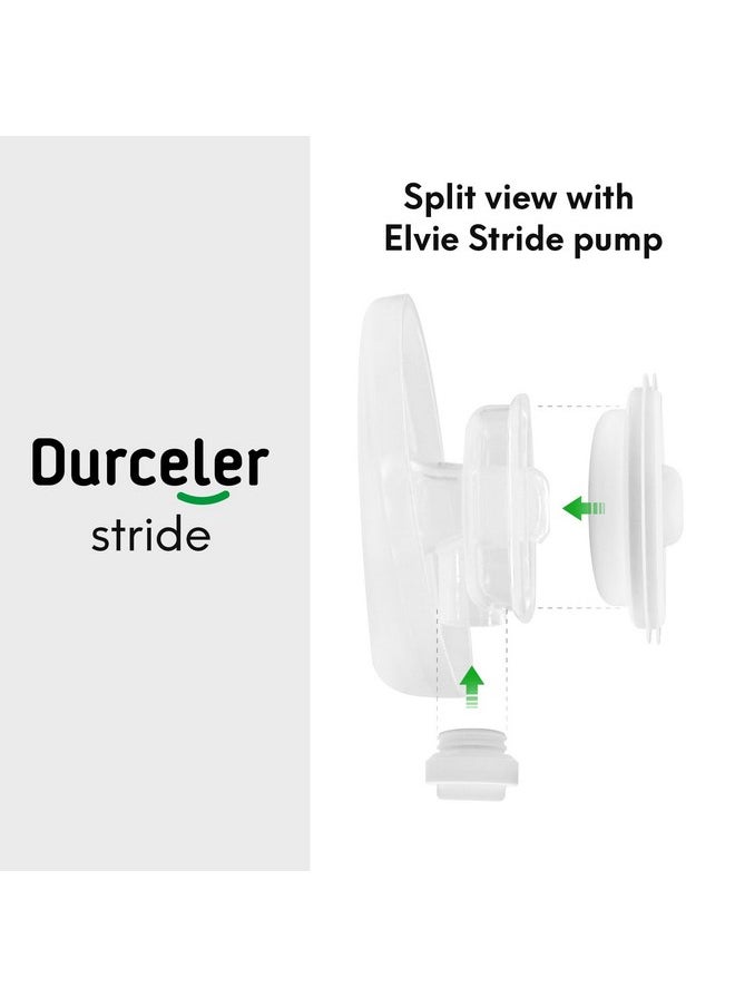 Replacement 6 Silicone Membrane/Diaphragm Compatible with Elvie Stride Wearable Breast Pump, Accessories Made by Durceler, Not Original Elvie Stride Pump Parts, Total 6PCS