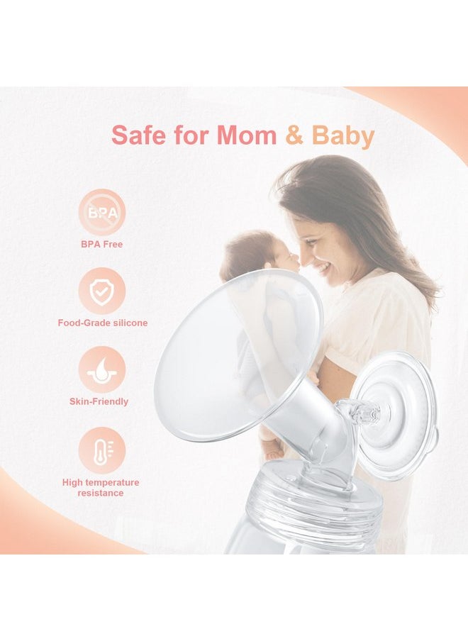 Breast Pump Parts Compatible with Spectra Replacement Pump Parts, Spectra Pump Parts, Spectra Breast Pump, Spectra Bottles, Spectra s1 s2 Pump Parts, Spectra Flange 21mm Full Set Replacements 2 Set