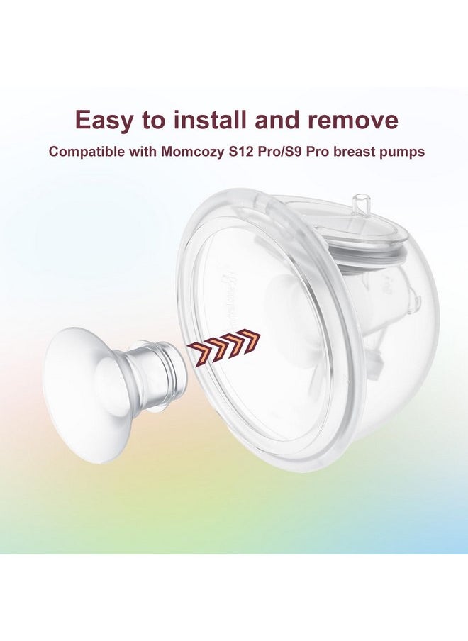 6pc Flange Inserts 17/19/21mm for Momcozy S9 Pro Hands Free Breast Pump,Compatible with S9/S10/S12 Wearable Breast Pump.Suitable for Medela,Spectra Shields/Flanges,Reduce 24mm to Correct Size,2pc/Each