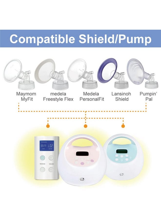 Maymom Widemouth Connector 2pc Compatible w Spectra S1 Spectra S2 Pump; Compatible with Medela PersonalFit Shield, Pumpin Pal Shield, Lansinoh Flange, Maymom MyFit Shields, MyFit Crater Shield