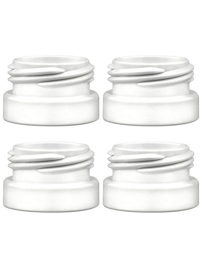 Maymom Bottle Thread Changer Compatible with Spectra 9 Plus Spectra S1 Spectra S2 Flange, Maymom Widemouth Flange, Avent Flange, Compatible with Lansinoh Bottle, Mam Bottle, Pigeon Bottle; 4pc/pk