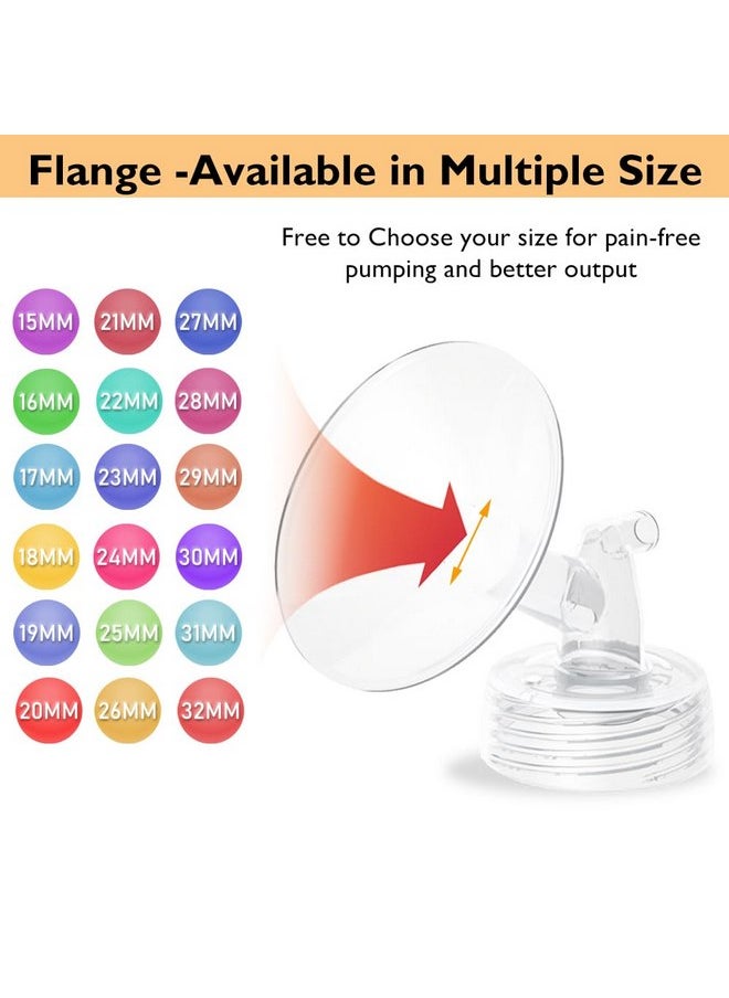 20mm Flange and Duckbill Valve Compatible with Spectra S1 Spectra S2 Spectra9 Plus Synergy Gold Breast Pump, Spectra Pump Parts S2 Parts S2 Accessories Replacement