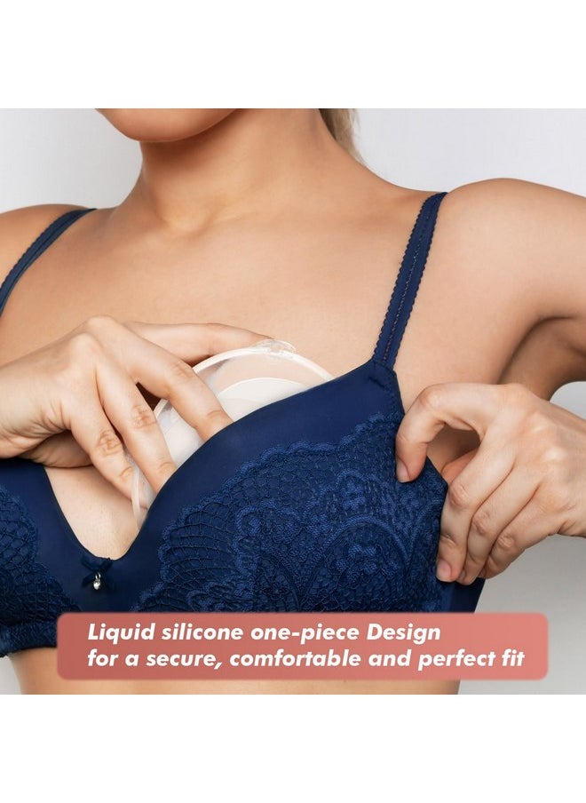 Wearable Milk Collector | Silicone Milk Collectors for Breastfeeding,Hands-Free,Discreet,Leak-Proof Collection Cups for Nursing Moms,Reusable Silicone Design,Comfortable & BPA-Free,2.8oz/80ml,2 Pack