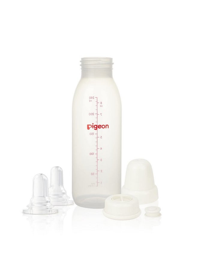 Pigeon Baby Cleft Palate Bottle with 2 Nipples, 8.11 Oz, Please Use It Under The Guidance of a Pediatrician