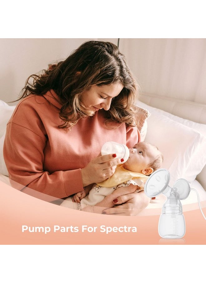 Breast Pump Parts Compatible with Spectra Replacement Pump Parts, Spectra Bottles, Spectra Pump Parts, Spectra Breast Pump, Spectra s1/s2/9 Plus, Not Original Accessories, 2 Count