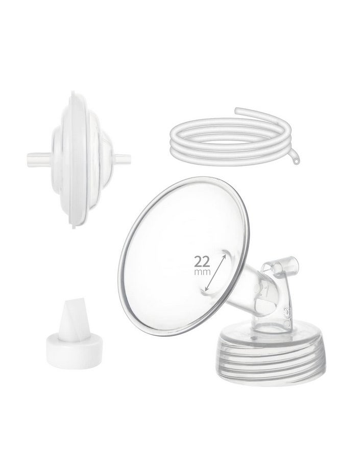 Belmikal BreastPump Parts Compatible with Spectra S1 S2 Motif luna Ameda mya Cimilre Inc 22mm Flange Valve Tube Backflow Protector Not Original Spectra Accessories Replace Spectra Pump Replacement Kit