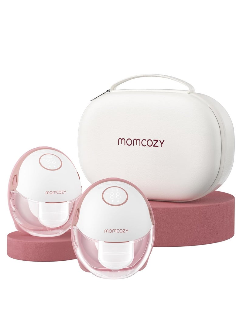 Breast Pump Hands-Free Mobile Style | M6, Wearable Breastfeeding Pump Ideal Rhythm for More Milk, DoubleFit Flange More Fit & Discreet with 3 Modes & 9 Levels
