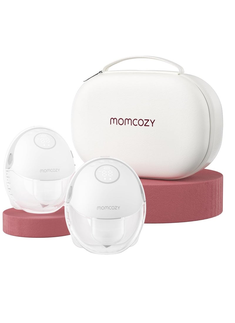 Breast Pump Hands Free Mobile Style | M6, Wearable Breastfeeding Pump Ideal Rhythm for More Milk, DoubleFit Flange More Fit & Discreet with 3 Modes & 9 Levels