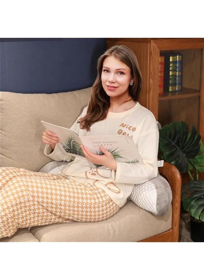 Reading Pillow for Kids,Back Pillow for Sitting in Bed, Washable Shredded Memory Foam Chair Pillow,for Kids Students & Adults for Watching TV Gaming Reading Working