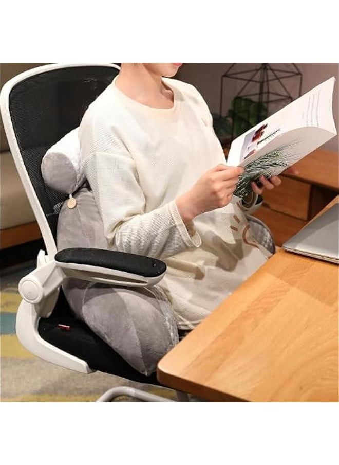 Reading Pillow for Kids,Back Pillow for Sitting in Bed, Washable Shredded Memory Foam Chair Pillow,for Kids Students & Adults for Watching TV Gaming Reading Working