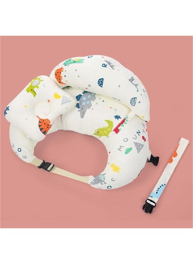 Original Nursing Pillow for Breastfeeding, Plus Size Breastfeeding Pillows for More Support, with Adjustable Waist Strap and Removable Cotton Cover