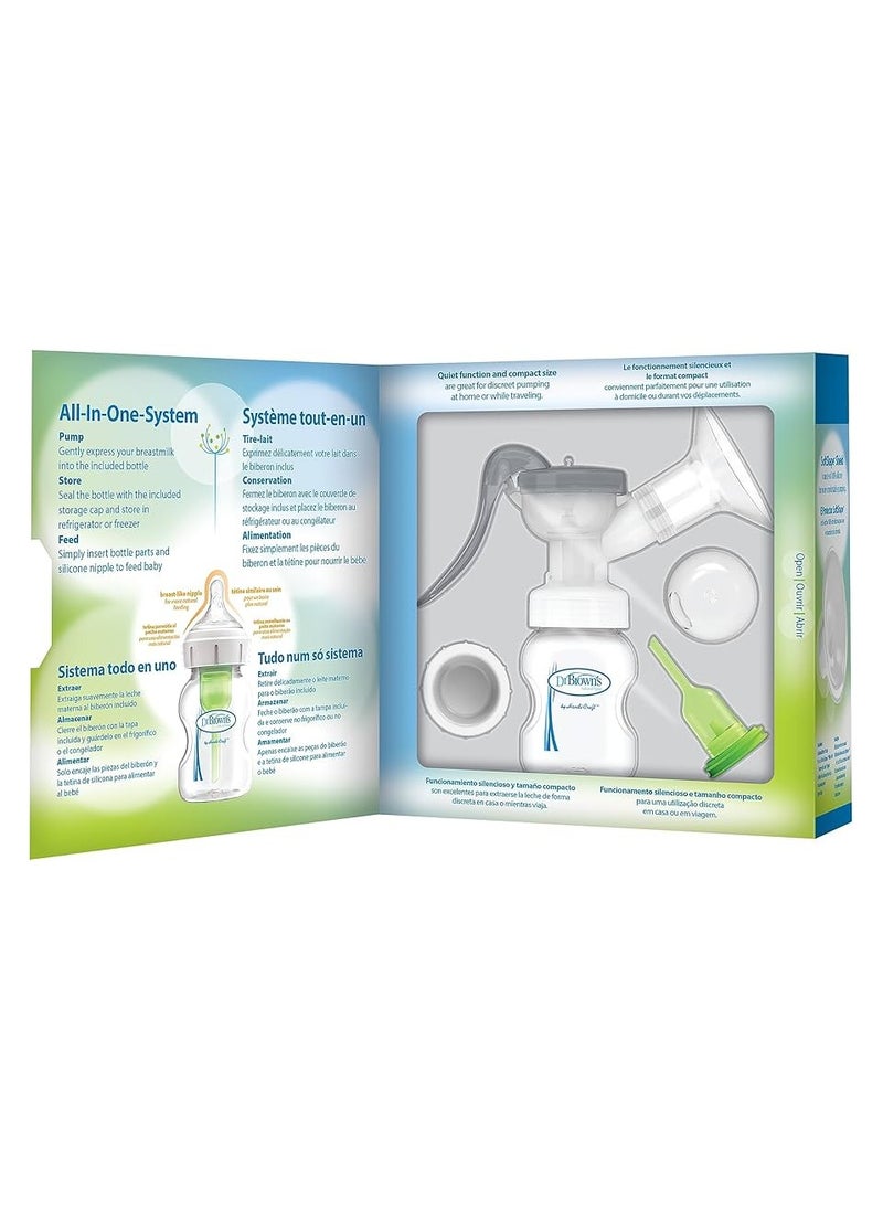 Manual Breastpump Softshape Silicone Shield and Bottle