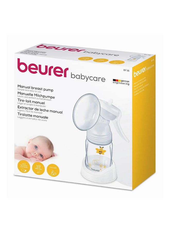 BY15 Manual Breast Pump, Compact, Anti-Colic System , Vacuum Technology 180Ml