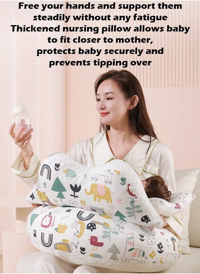 Multifunctional Newborn Baby Breastfeeding Pillow, Relieve Hand Fatigue, Maternity Nursing and Confinement Feeding Pillow