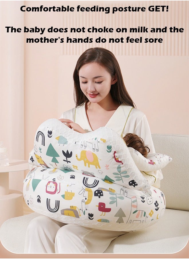 Multifunctional Newborn Baby Breastfeeding Pillow, Relieve Hand Fatigue, Maternity Nursing and Confinement Feeding Pillow