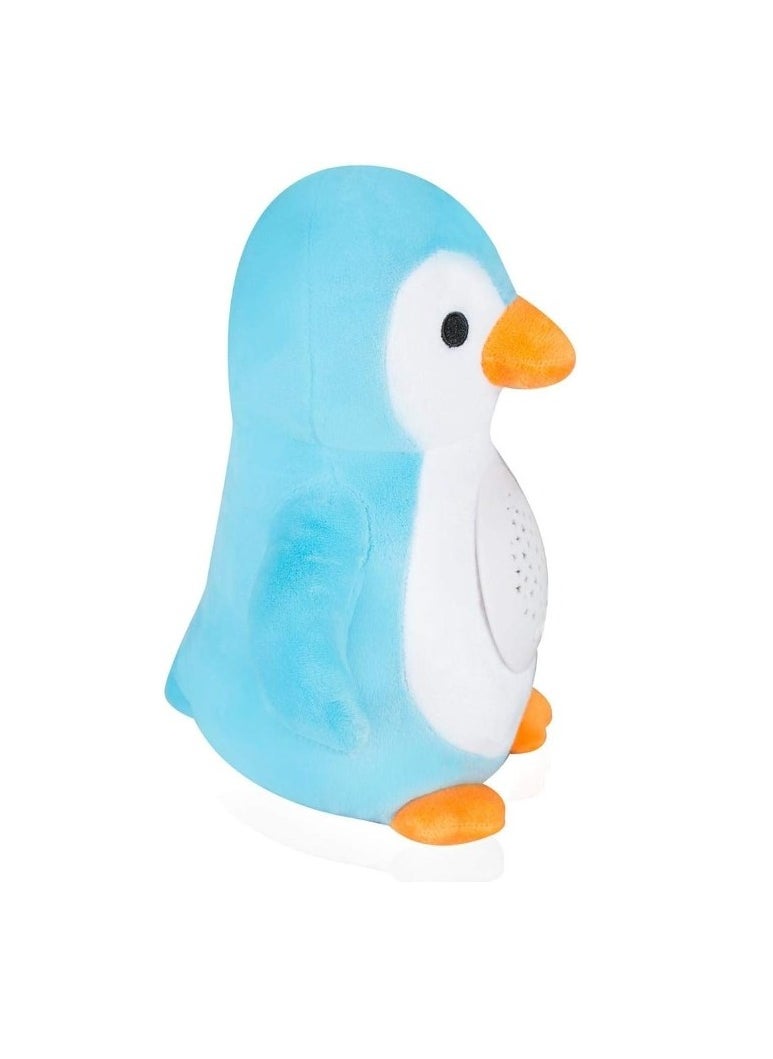 Baby Penguin Projector Night Light, Infant Sleep Starry Sky Projector, Baby Comfort Projection Night Light With Music, Durable Projector Lamp For Toddlers Kids, (1pc, Blue)