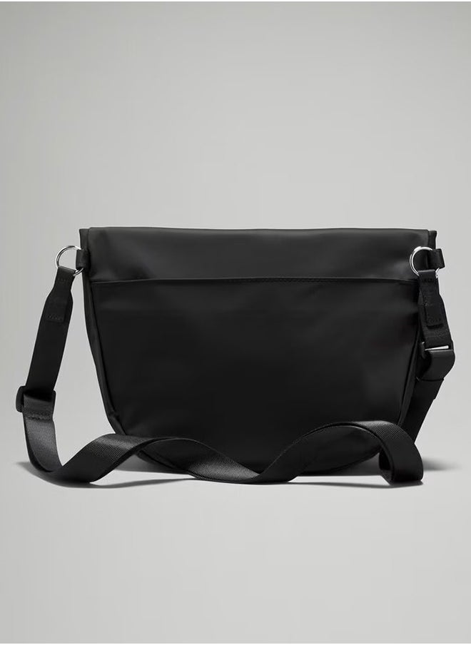 All Night Festival Bag, Water Repellent Crossbody Bag with Wide Opening, Adjustable Strap and Secure Zippered Pockets for Everyday Use, 5L
