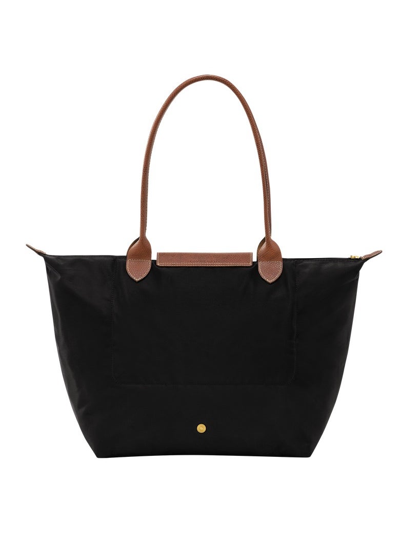 Women's large handbag tote shoulder bag classic black style