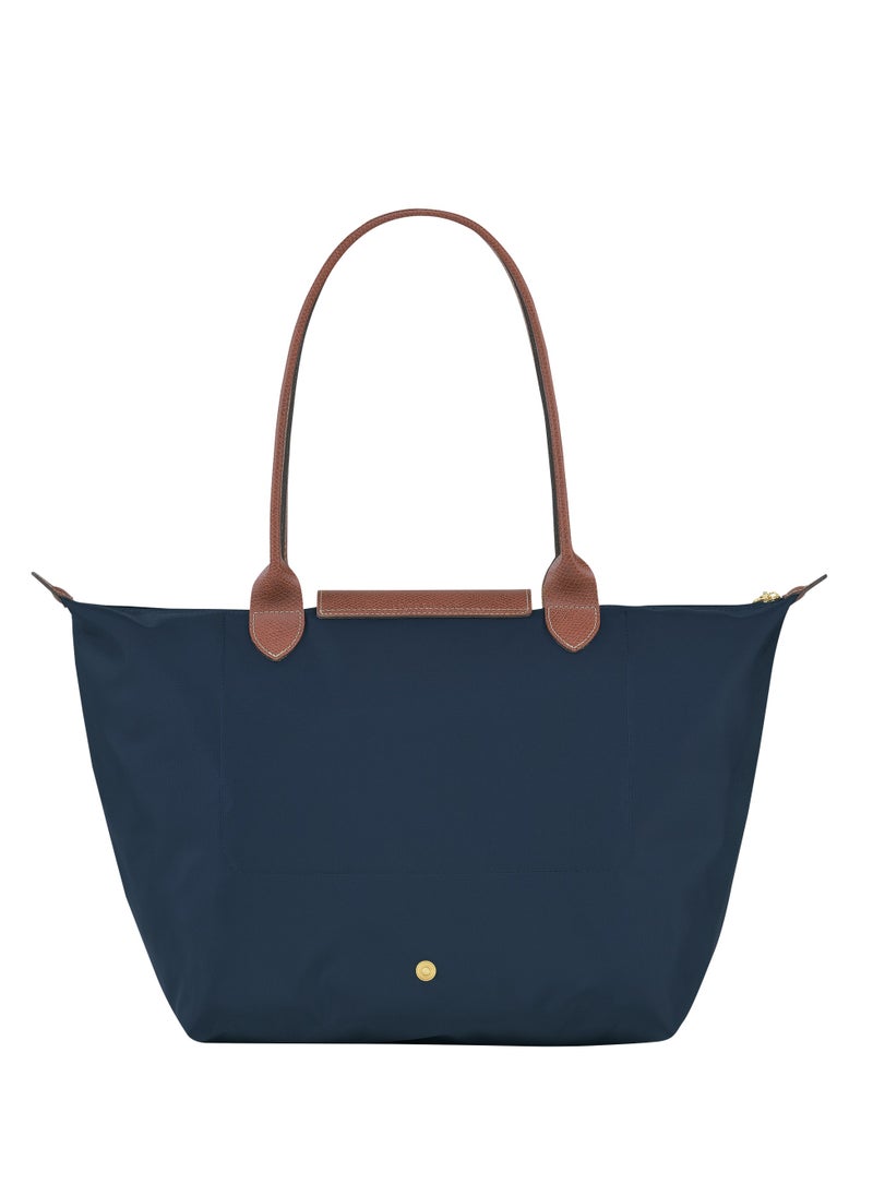 women's large tote bag, handbag, shoulder bag, navy blue classic style Topic