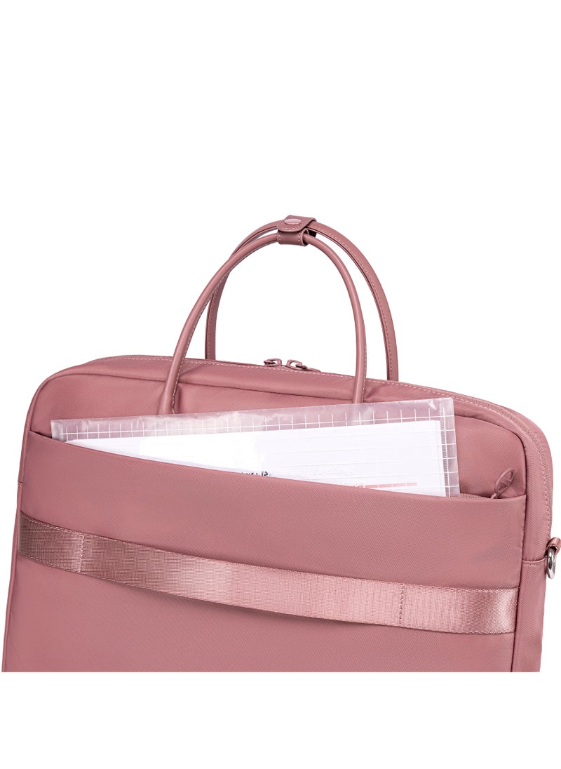 Premium Lightweight Laptop Bag for Women Water Resistant Multifunctional Hand Bag with Multiple Pockets for Casual/Work/College/ School, CB00772- Nostalgia Rose