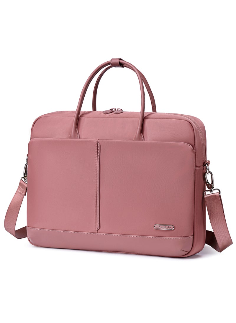 Premium Lightweight Laptop Bag for Women Water Resistant Multifunctional Hand Bag with Multiple Pockets for Casual/Work/College/ School, CB00772- Nostalgia Rose