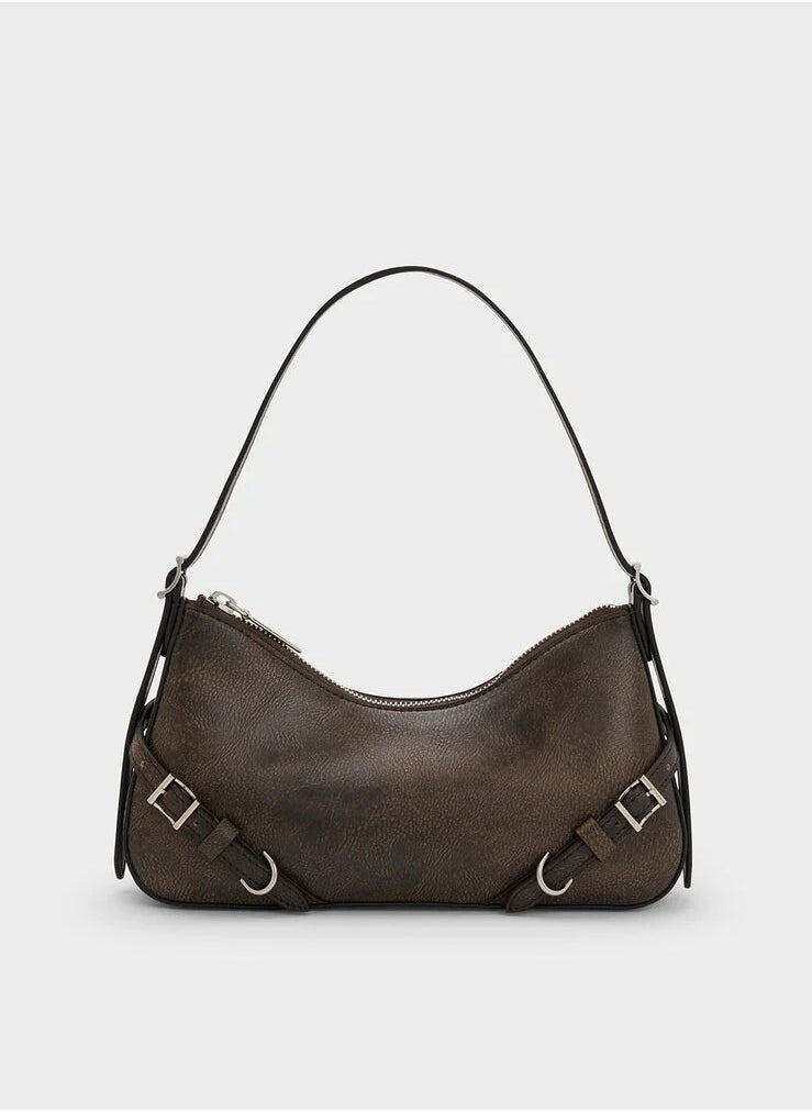 Sloane Shoulder Bag & Crossbody Bag - Dark Brown