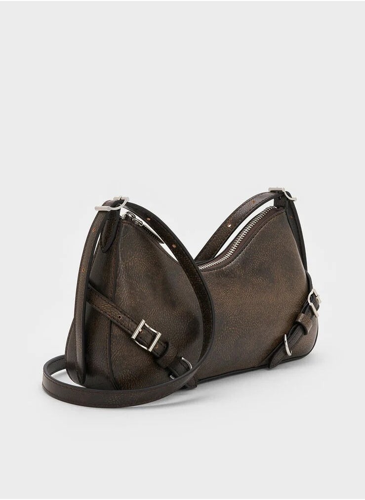 Sloane Shoulder Bag & Crossbody Bag - Dark Brown