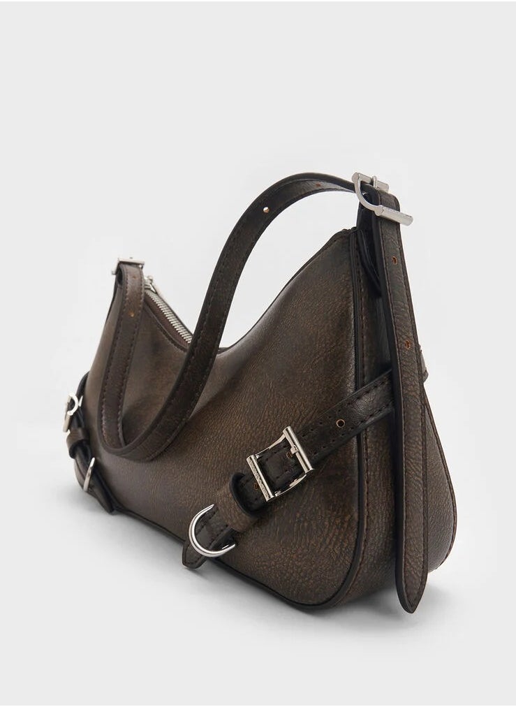 Sloane Shoulder Bag & Crossbody Bag - Dark Brown