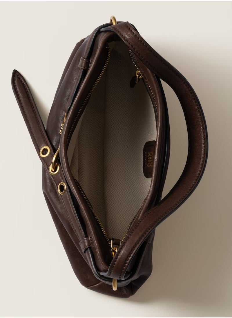MIU Aventure nappa leather bag