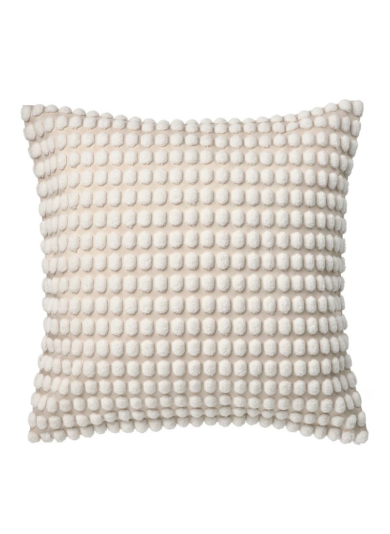 SVARTPOPPEL Cushion cover, off-white, 50x50 cm