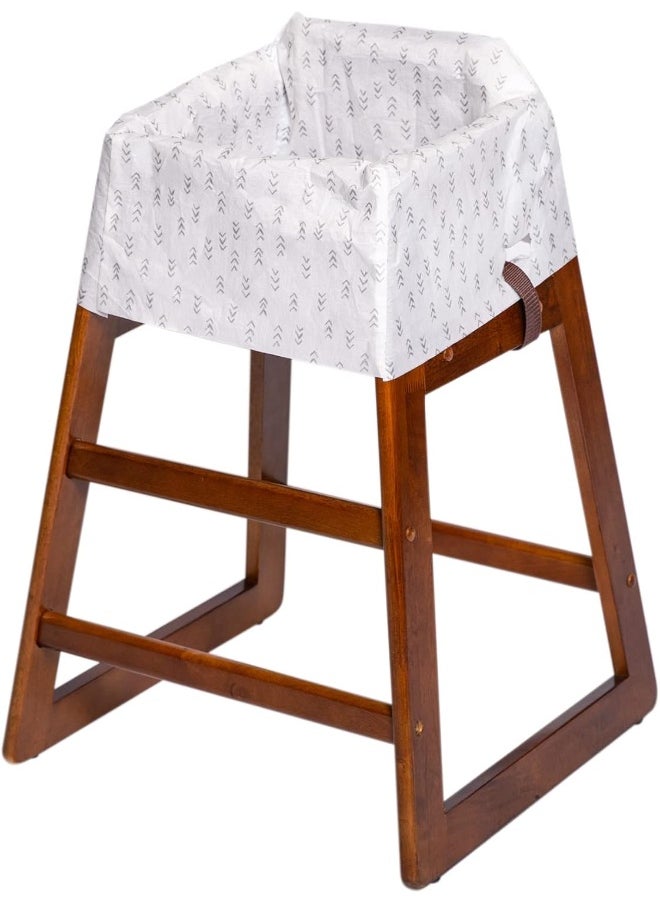 J.L. Childress Healthy Habits Disposable Restaurant High Chair Cover Individually Wrapped for Travel Convenience