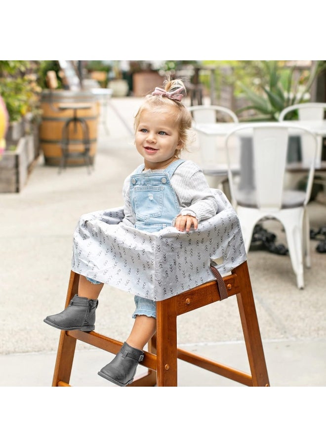 J.L. Childress Healthy Habits Disposable Restaurant High Chair Cover Individually Wrapped for Travel Convenience