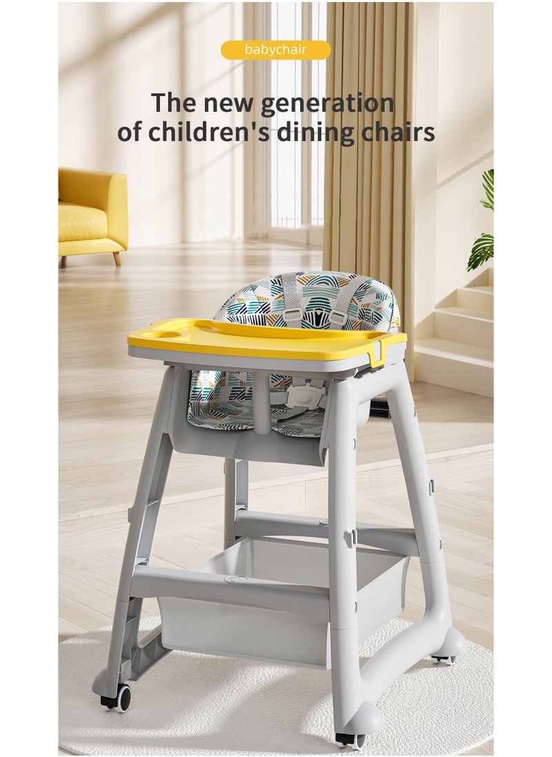 Adjustable Baby Dining and Feeding Chair – High Chair for Kids with Safety Features and Comfortable Design